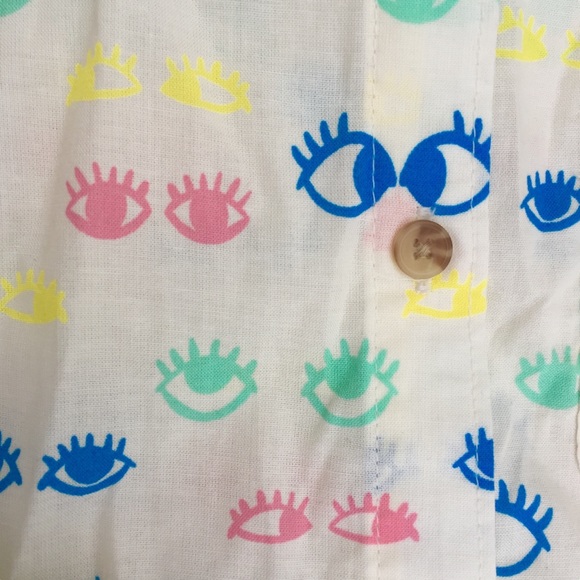 NWOT 7/8 Cat and Jack 100% Cotton button shirt - Picture 3 of 6